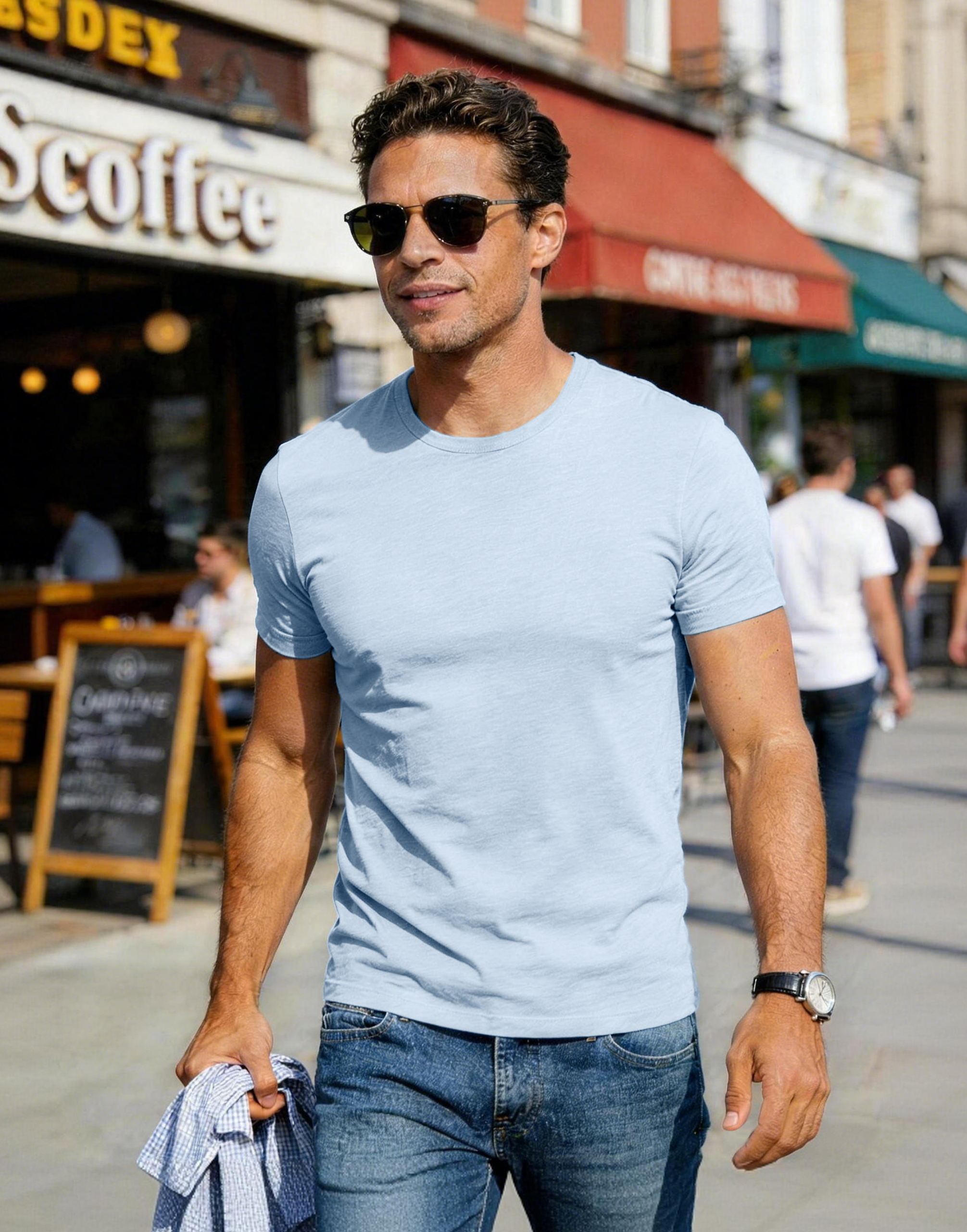 Undershirt Crew Neck - Pioneer Camp Men's T-Shirt Bamboo Viscose