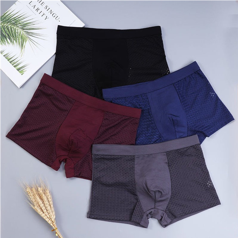 8pcs/Lot Underwear Boxer short - مراجعة Bamboo Fiber Trunk وسعره