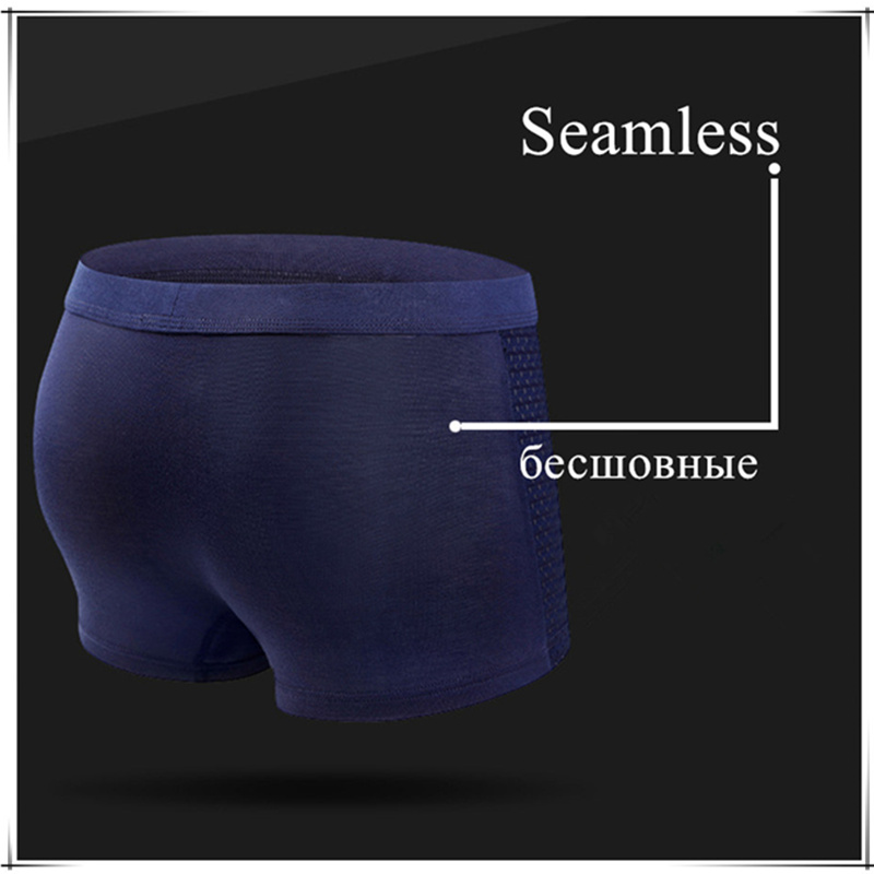 8pcs/Lot Underwear Boxer short - مراجعة Bamboo Fiber Trunk وسعره
