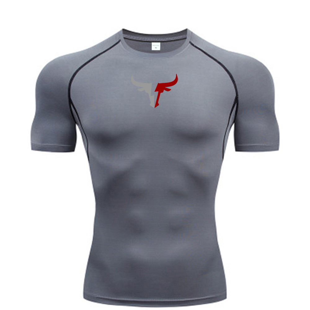 Men's bull head compression T- - مراجعة T Shirt Tight Fit وسعره