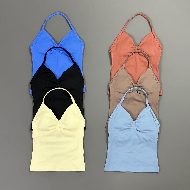 Sports Tank Top Women Halter V - مراجعة Suspender Tank Top وسعره
