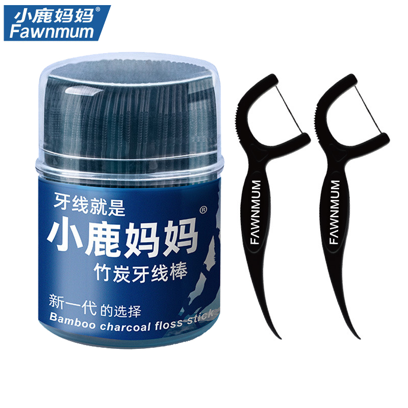 Dental Floss Teeth Stick 50 Pc - مراجعة Bamboo Fiber Trunk وسعره