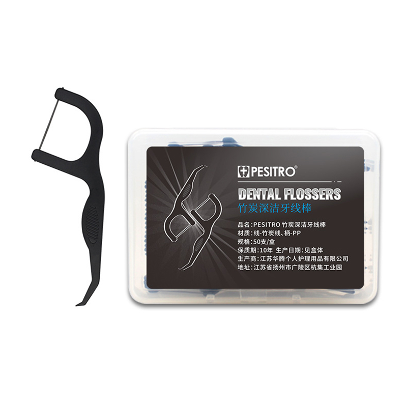Dental Floss Teeth Stick 50 Pc - مراجعة Bamboo Fiber Trunk وسعره