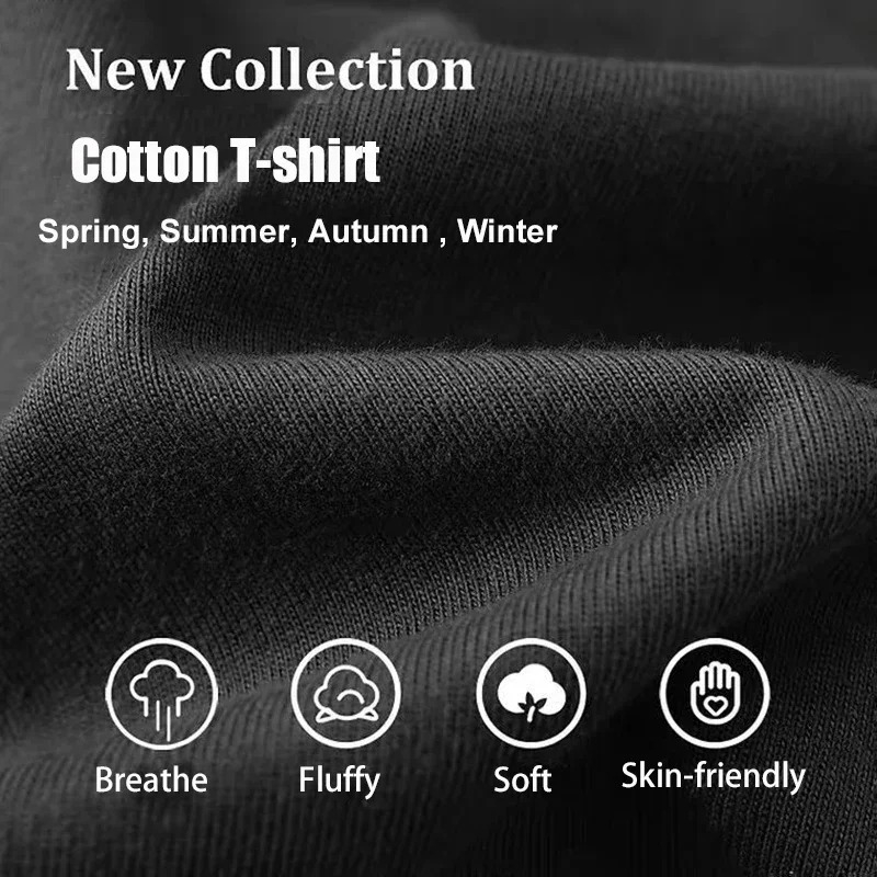 Black 450g Heavyweight Cotton  - مراجعة Undershirt Crew Neck وسعره