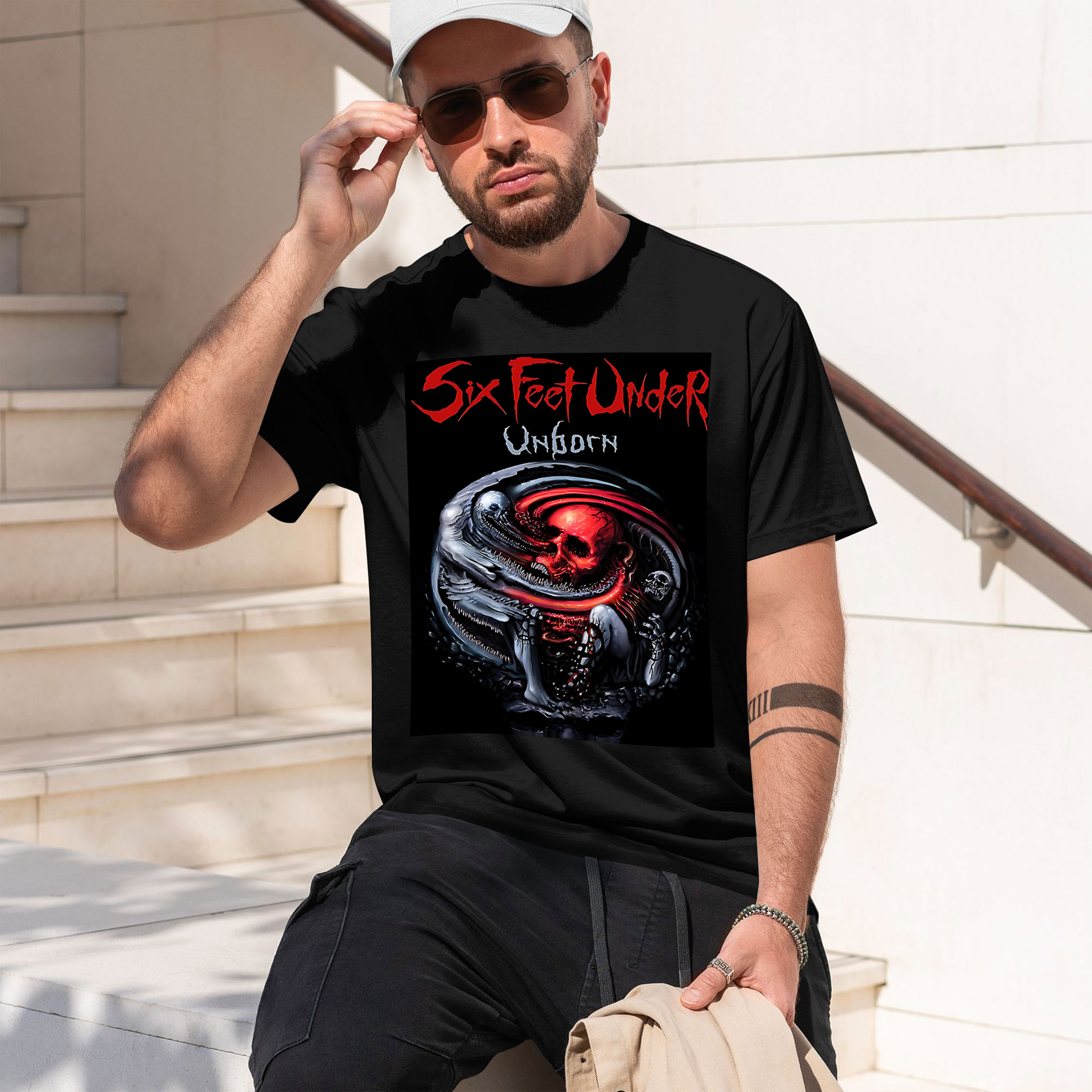 Six Feet Under – Unborn back 2 - مراجعة Undershirt Crew Neck وسعره