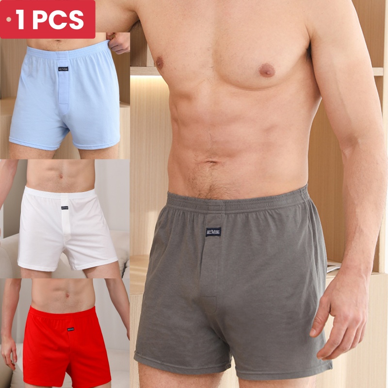 1PCS Men's Underwear Aro Pants - مراجعة Boxer Brief Pack Cotton وسعره