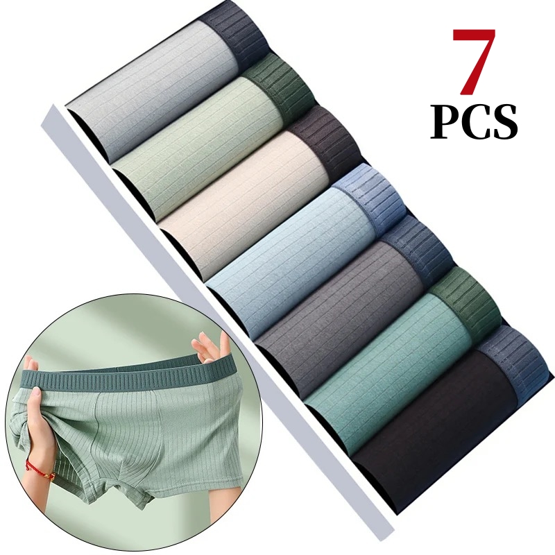 7Pcs/Lot Men's Cotton Underwea - مراجعة Multi Pack Underwear وسعره