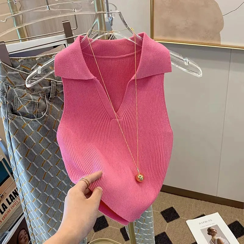 Women's Rose Ribbed Knit Tank  - مراجعة Tank Top Ribbed وسعره