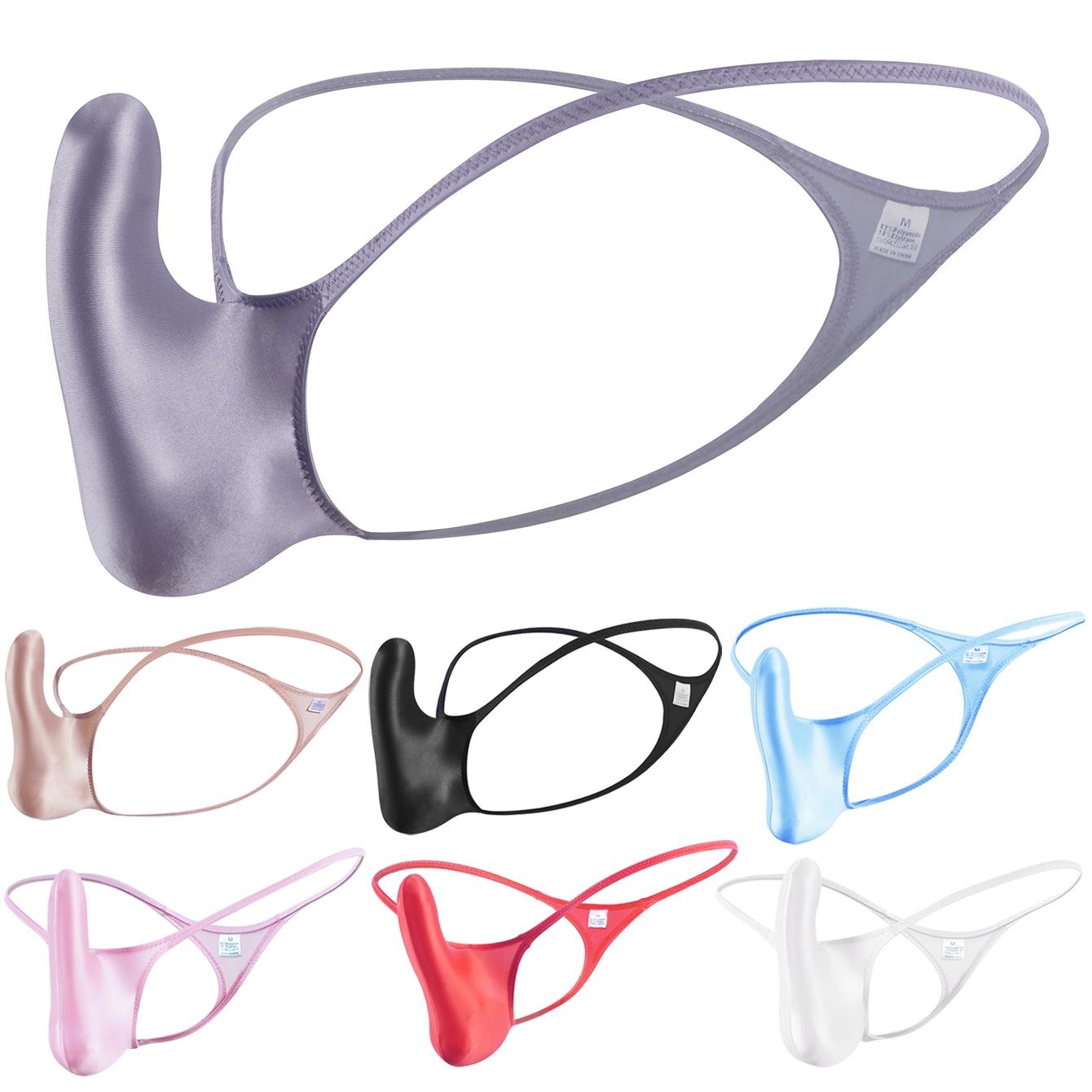 YAULAANG Sexy men's gloss gay  - مراجعة Jockstrap Athletic وسعره