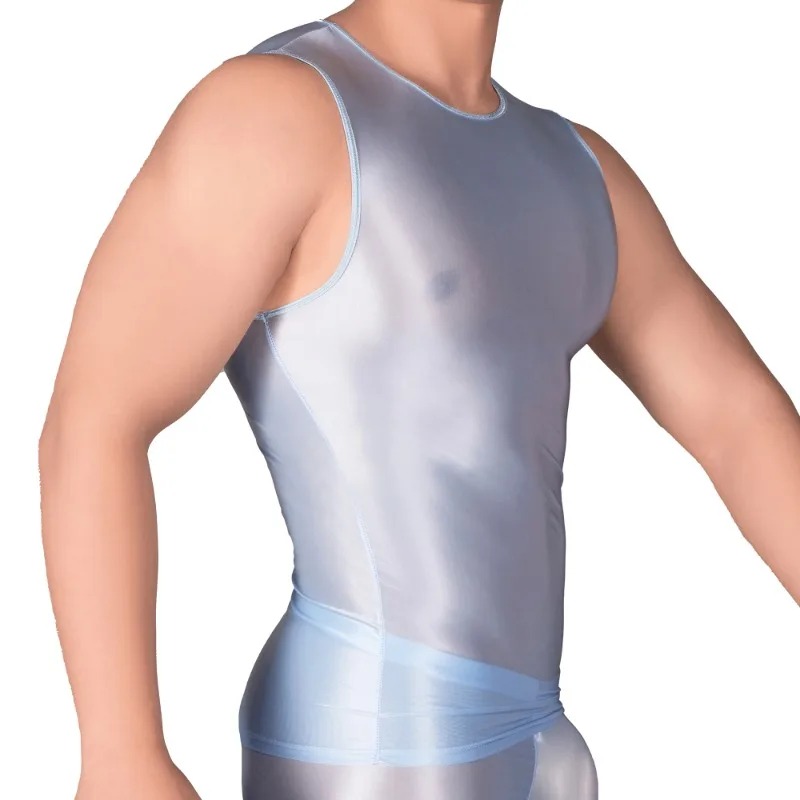 Solid Color Men's Slim Smooth  - مراجعة Sleeveless Undershirt وسعره