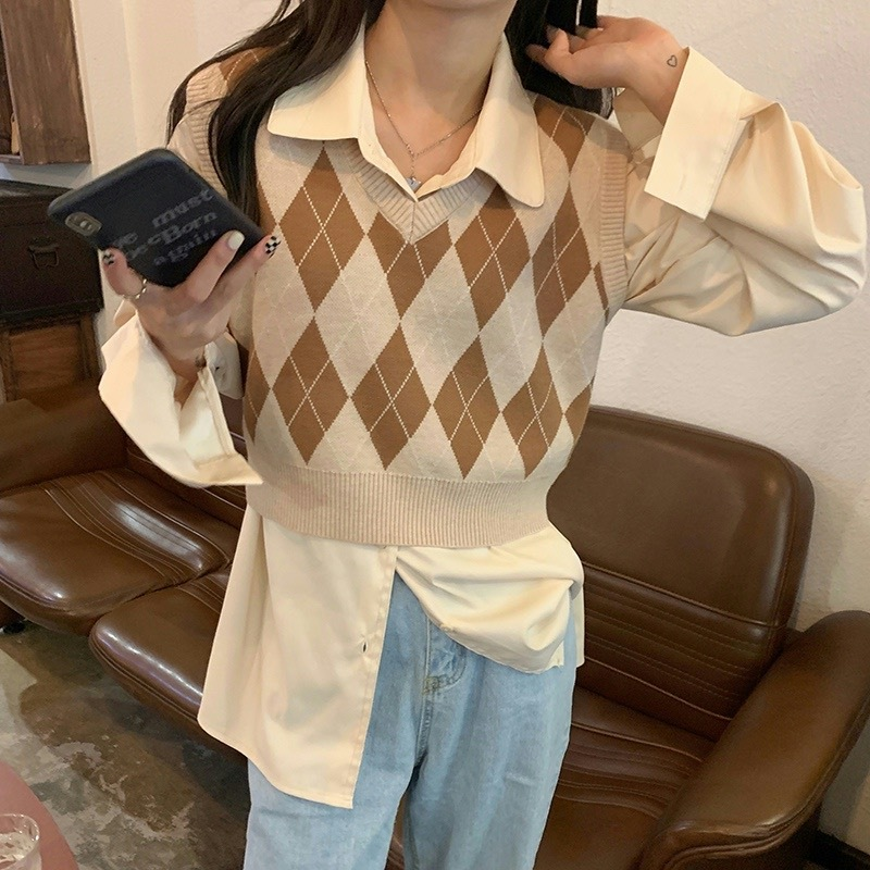 Autumn Fashion Female Vintage  - مراجعة Tank Top Ribbed وسعره