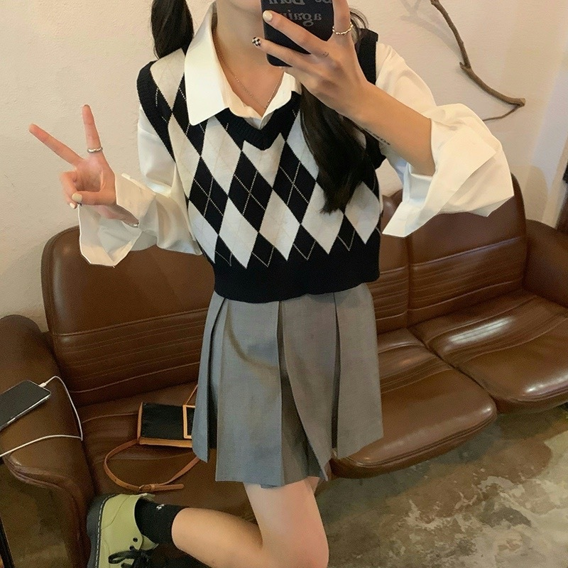 Autumn Fashion Female Vintage  - مراجعة Tank Top Ribbed وسعره