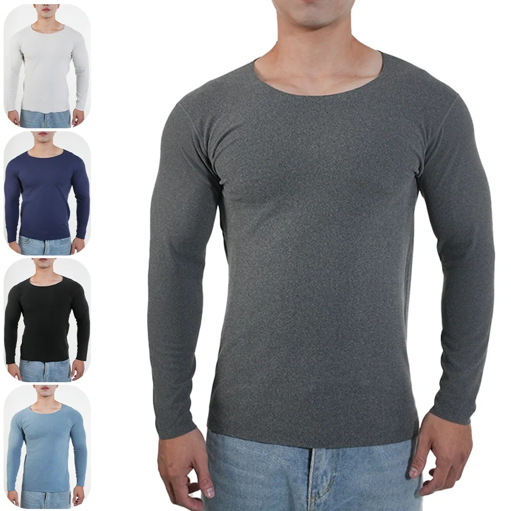 Men Thermal Underwear Long Sle - مراجعة Undershirt Crew Neck وسعره