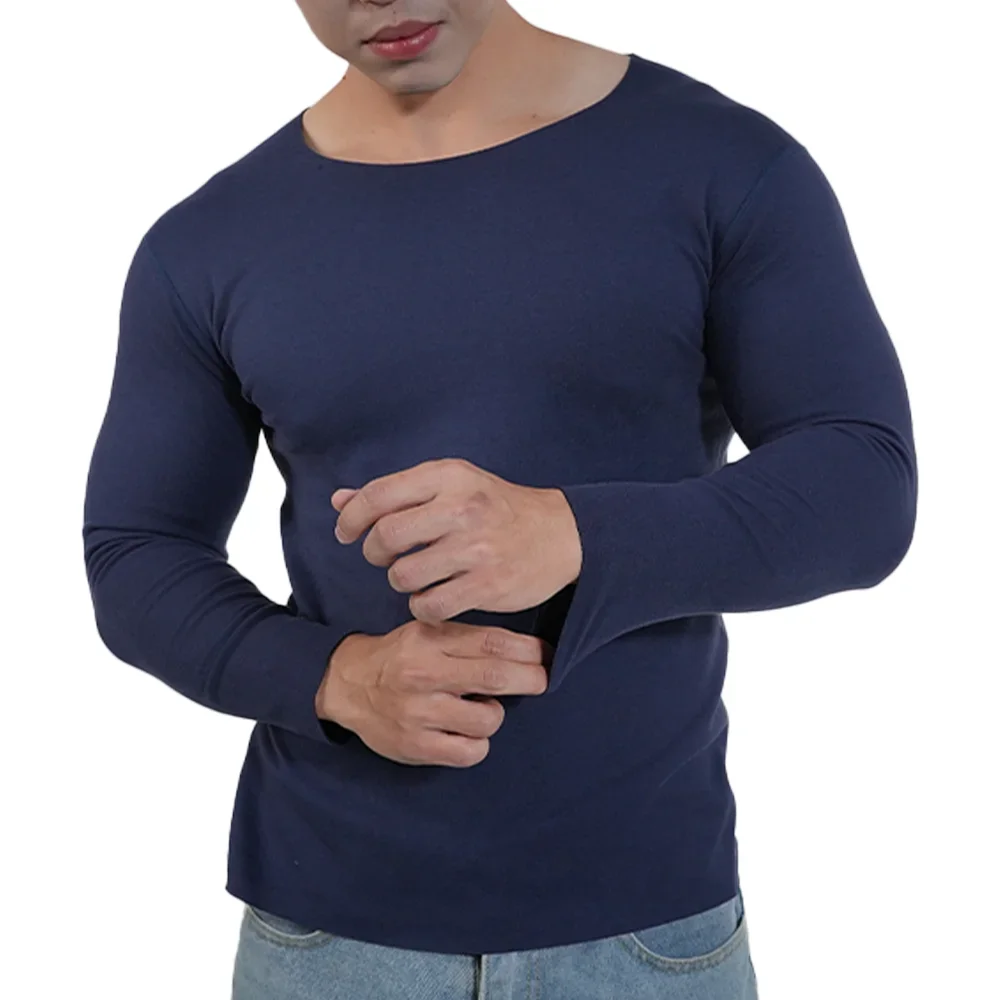 Men Thermal Underwear Long Sle - مراجعة Undershirt Crew Neck وسعره