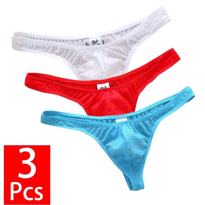 3PCS/Lot Men G-string And Thon - مراجعة Multi Pack Underwear وسعره