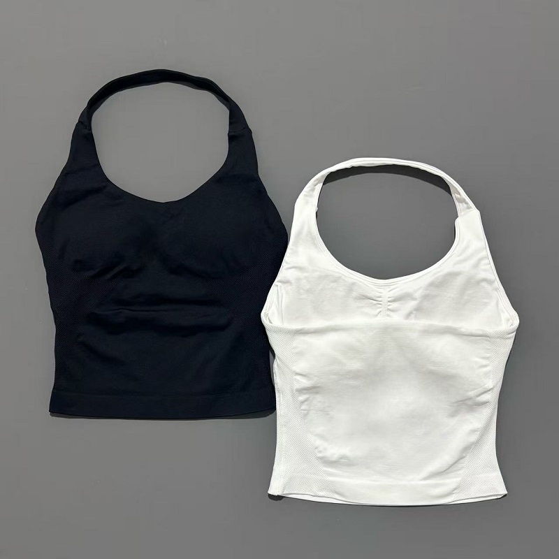 Sports Gym Halter Top Woman Se - مراجعة Suspender Tank Top وسعره