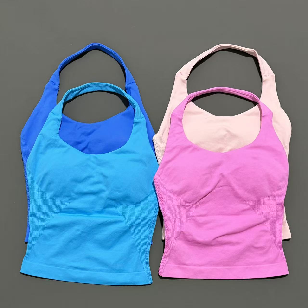 Sports Gym Halter Top Woman Se - مراجعة Suspender Tank Top وسعره