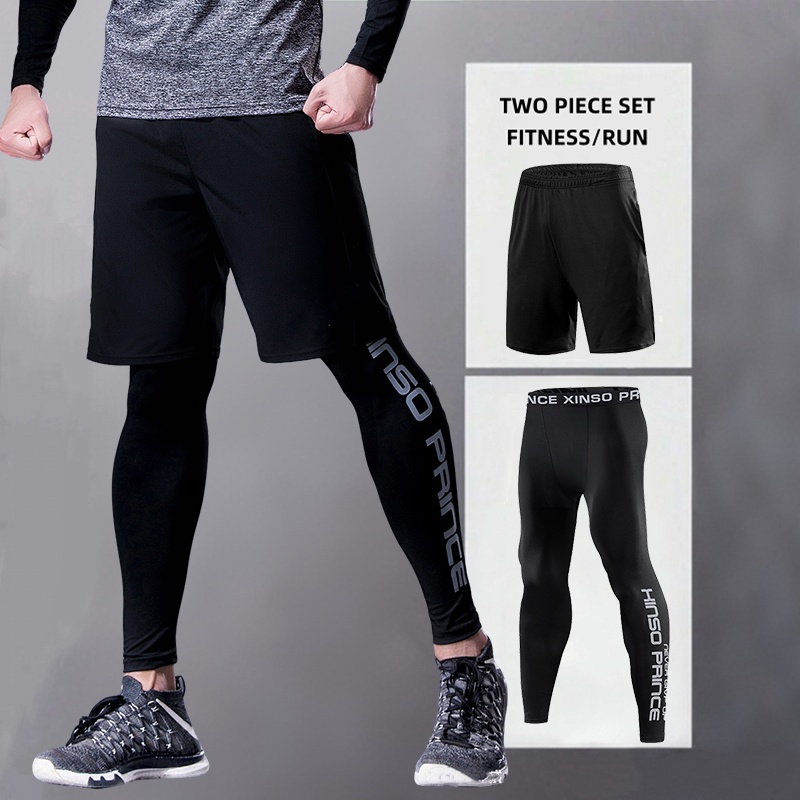 Men's Sports Running Trousers  - مراجعة Compression Long Pant وسعره