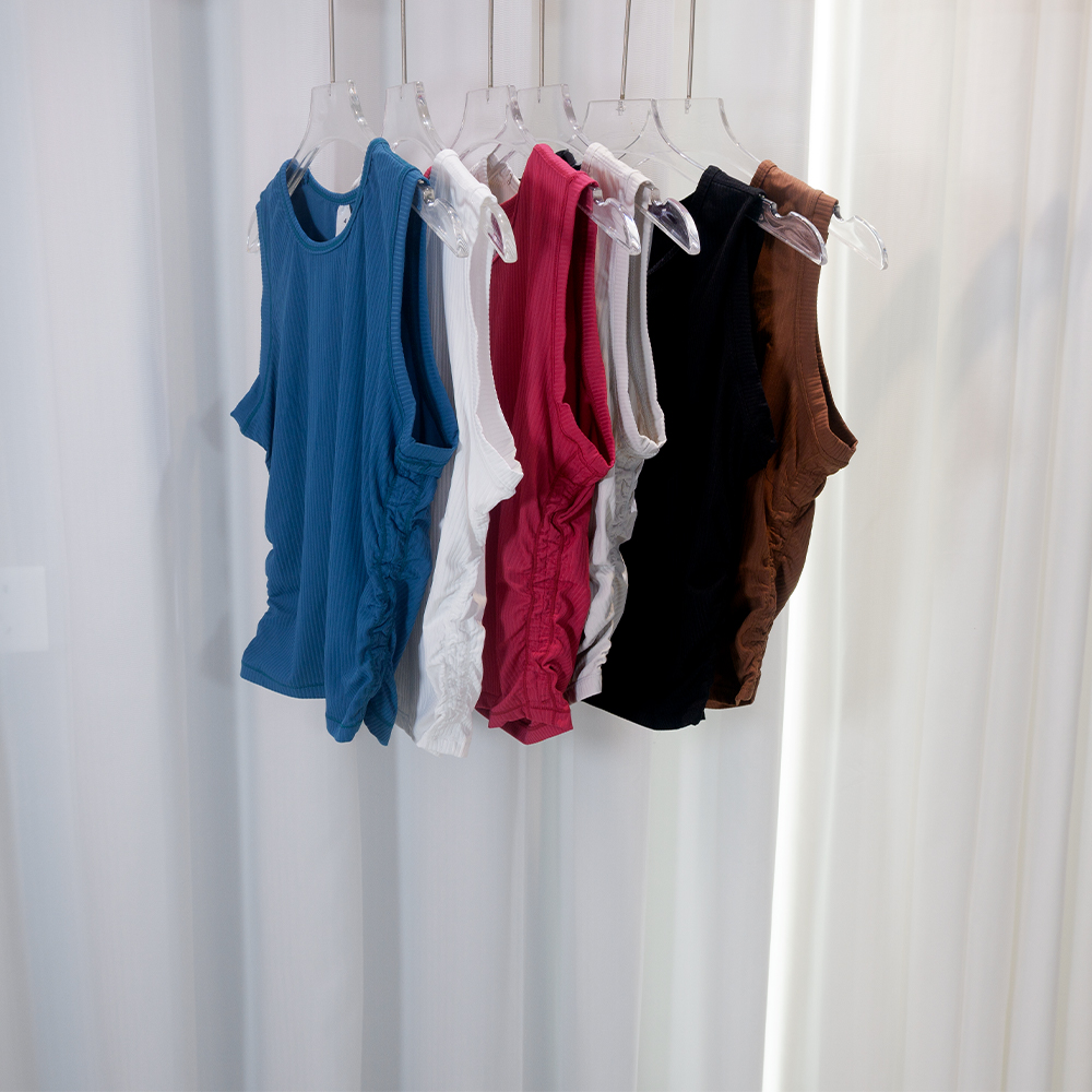 Summer Yoga Wear Ribbed Tank T - مراجعة Tank Top Ribbed وسعره