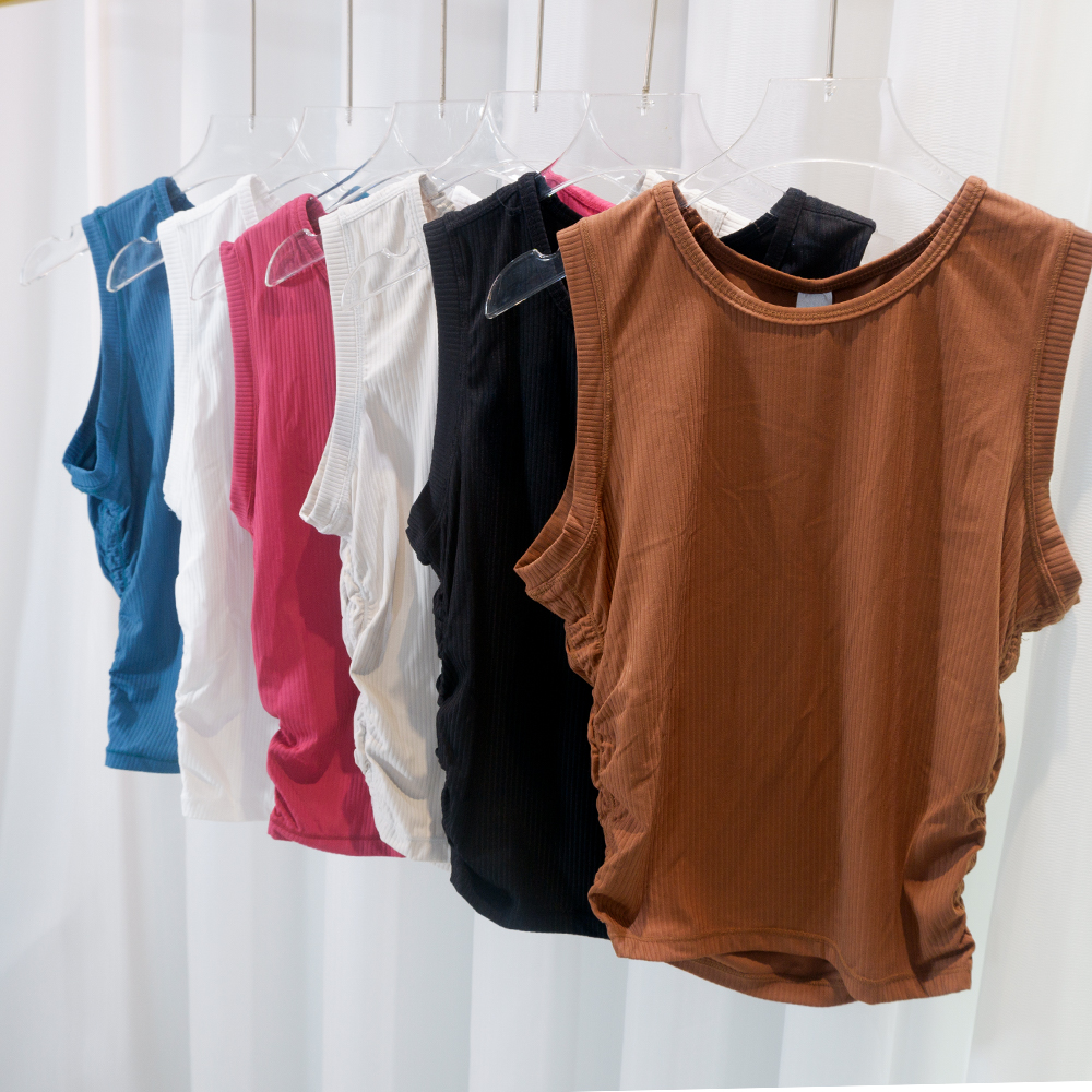 Summer Yoga Wear Ribbed Tank T - مراجعة Tank Top Ribbed وسعره