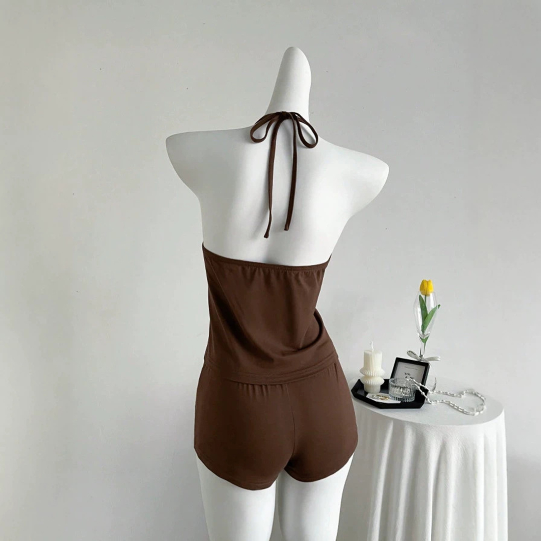 New Women's Summer Brown Tank  - مراجعة Suspender Tank Top وسعره
